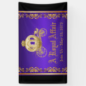 Lila Royal Carriage Banner (Vertikal)