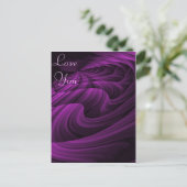 Lila Royal_ Postkarte (Stehend Vorderseite)