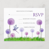 Lila RSVP Card-Flyer Flyer (Vorne)