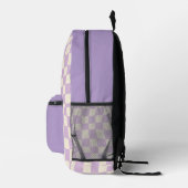 lila Rucksack für personalisierte Mädchen (Rechts)