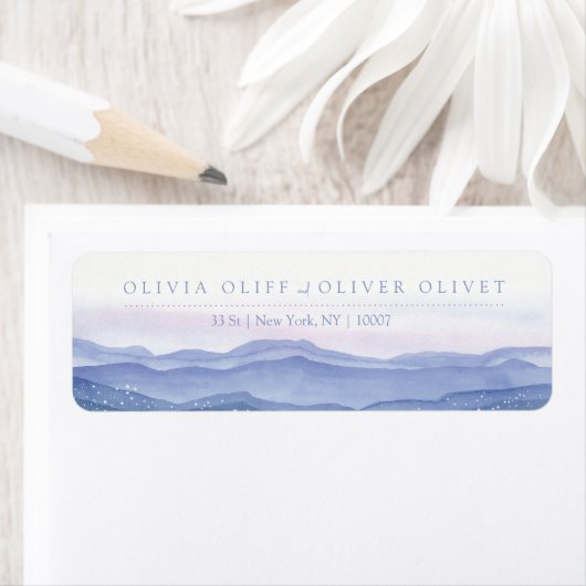 Lila Rücksendeadresse (Insitu)