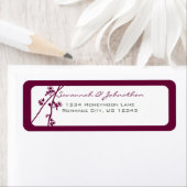 Lila Rücksendeadresse (Insitu)