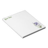 Lila Ruffled Iris Notizblock (angewinkelt)