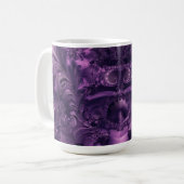 Lila Ruhm-Entwurf Kaffeetasse (Vorderseite Links)