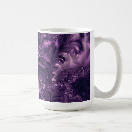 Lila Ruhm-Entwurf Kaffeetasse (Rechts)