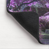 Lila Ruhm Mousepad (Ecke)