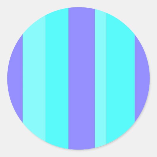 Lila Runder Aufkleber (Vorderseite)