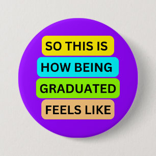 Lila Rundknopf SO_THIS_IS_HOW_BEING_GR Button