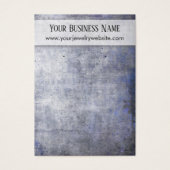 Lila Rustikale Grunge Ohrring-Display-Karten (Vorderseite)