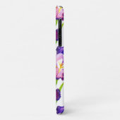 Lila Rustikale Wiese Iris Blume Aquarell Case-Mate iPhone Hülle (Hinten/Links)