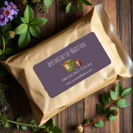 Lila | Sage Smudge Sticks Produktkennzeichnungen Adressaufkleber