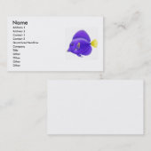 Lila Sailfin Geruch Visitenkarte (Vorne/Hinten)