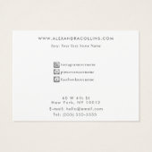 Lila Sakura Blossom Hairclip Barrette Display (Rückseite)