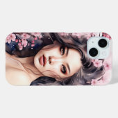 Lila Sakura Tattoo Case Mate Phone Case (Rückseite (Horizontal))