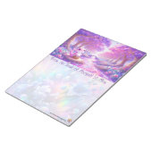 Lila Salamander Notizblock (angewinkelt)