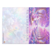 Lila Salamander Notizblock (Vorderseite)