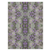 Lila Salz Heliotrope Wildblume Muster Tabletten Tischdecke (Vorderseite)