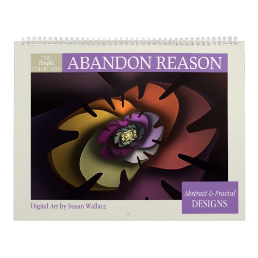 Lila Sammlung Abstrakte Fraktal 2026 Kalender (Titelbild)