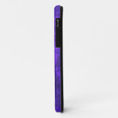 Lila Samt Walnut iPhone Gehäuse *mit Monogramm* Case-Mate iPhone Hülle (Hinten/Links)