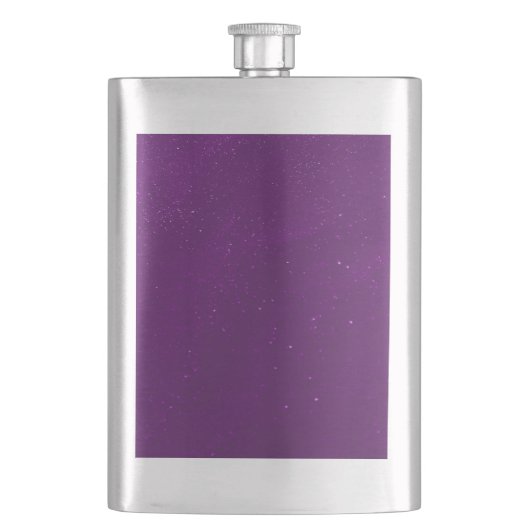 Lila Sand Flachmann (Vorderseite)
