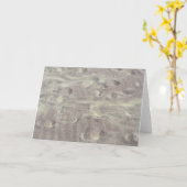 Lila Sand Notecard Karte (Gelbe Blume)