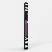 Lila Sassy Star Zebra BT iPhone 5 Fall Case-Mate iPhone Hülle (Hinten/Rechts)