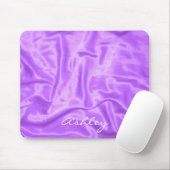 Lila Satin - Computermousepad Mousepad (Mit Mouse)