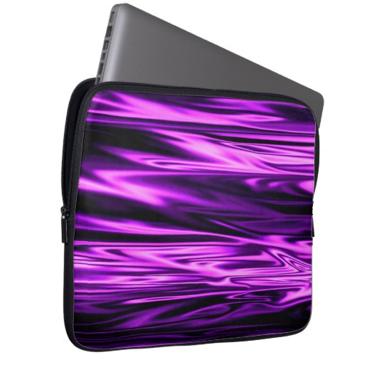 Lila Satin...... Laptopschutzhülle (Vorne Rechts)