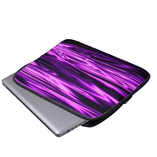 Lila Satin...... Laptopschutzhülle (Vorne Knopf)