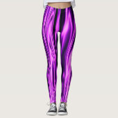 Lila Satin...... Leggings (Vorderseite)