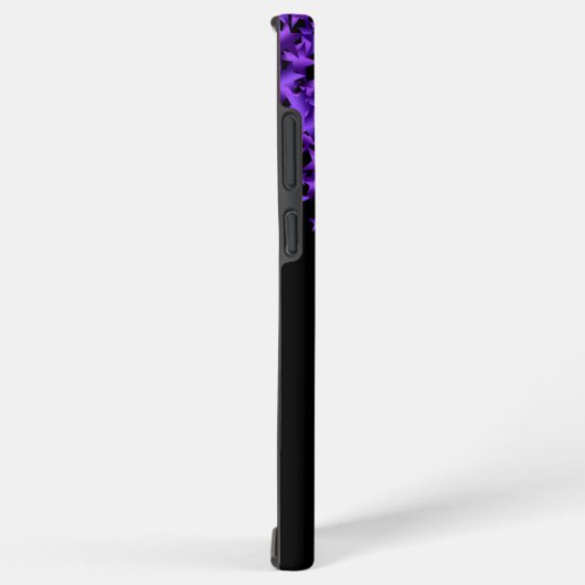 Lila Satin-Stars-Grenze anpassen Samsung Galaxy Hülle (Rechte Seite)