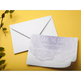 Lila Save the Date-Karte Date