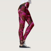 Lila Saxibrech Wildblume Arktis Küste Leggings (Rechts)