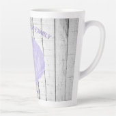 Lila Scallop-Muschel Latte Tasse (Rechts)