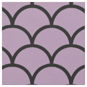 Lila Scallop-Muster Stoff (Nahaufnahme)