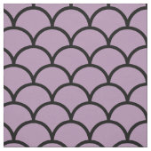 Lila Scallop-Muster Stoff (Muster)
