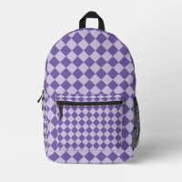Lila Schachbrett Diamantmuster