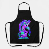 Lila Schachspiel Schürze (Vorderseite)