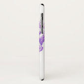 Lila Schädel Case-Mate iPhone Hülle (Hinten/Links)