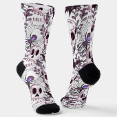 Lila Schädel, Fledermäuse und Sortierung Socken (Gewinkelt)