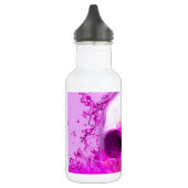 Lila Schädel im Wasser Edelstahlflasche (Links)