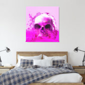Lila Schädel im Wasser Leinwanddruck (Insitu (Schlafzimmer))