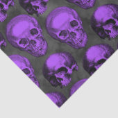 Lila Schädel und Sonnenblumen, Design 1 Seidenpapier (Ausschnitt)