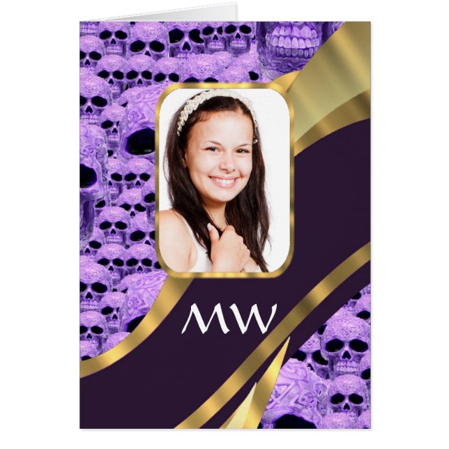 Lila Schädeldecke (Vorne)