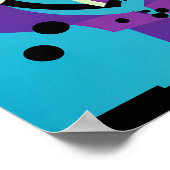 Lila Schaf Poster (Ecke)