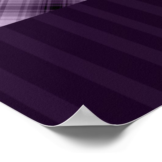 Lila Schaf Poster (Ecke)