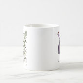 Lila Schale mit Antlern 2 Kaffeetasse (Mittel)