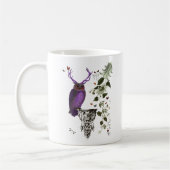 Lila Schale mit Antlern 2 Kaffeetasse (Links)