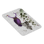 Lila Schale mit Antlern 2 Magnet (Rechte Seite)