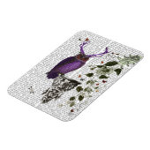 Lila Schale mit Antlern 2 Magnet (Linke Seite)